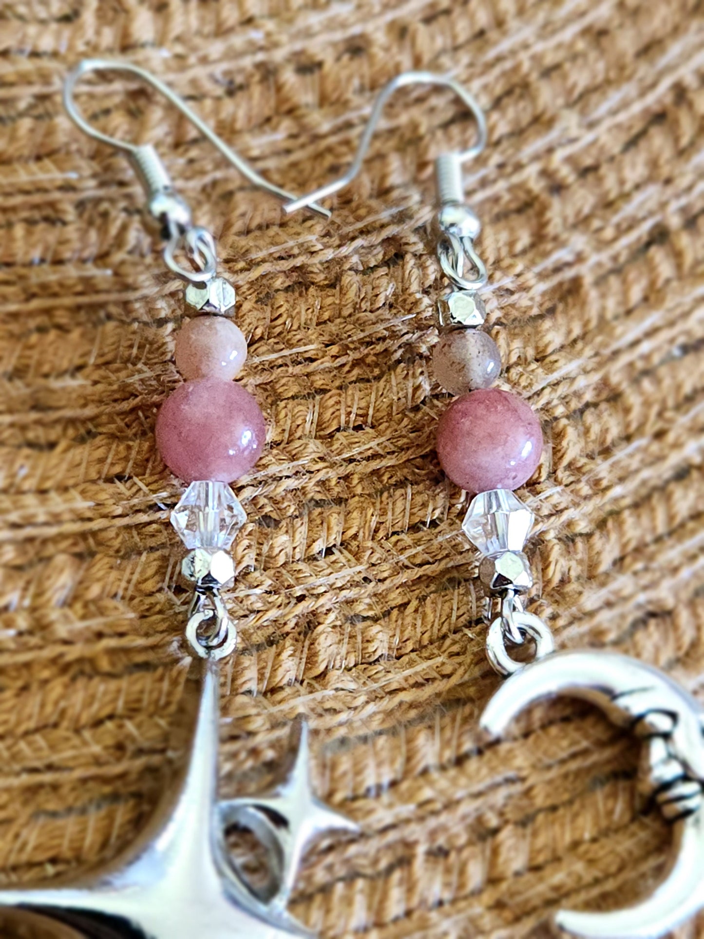 Dangle Earring Set - Star & Moon Silver