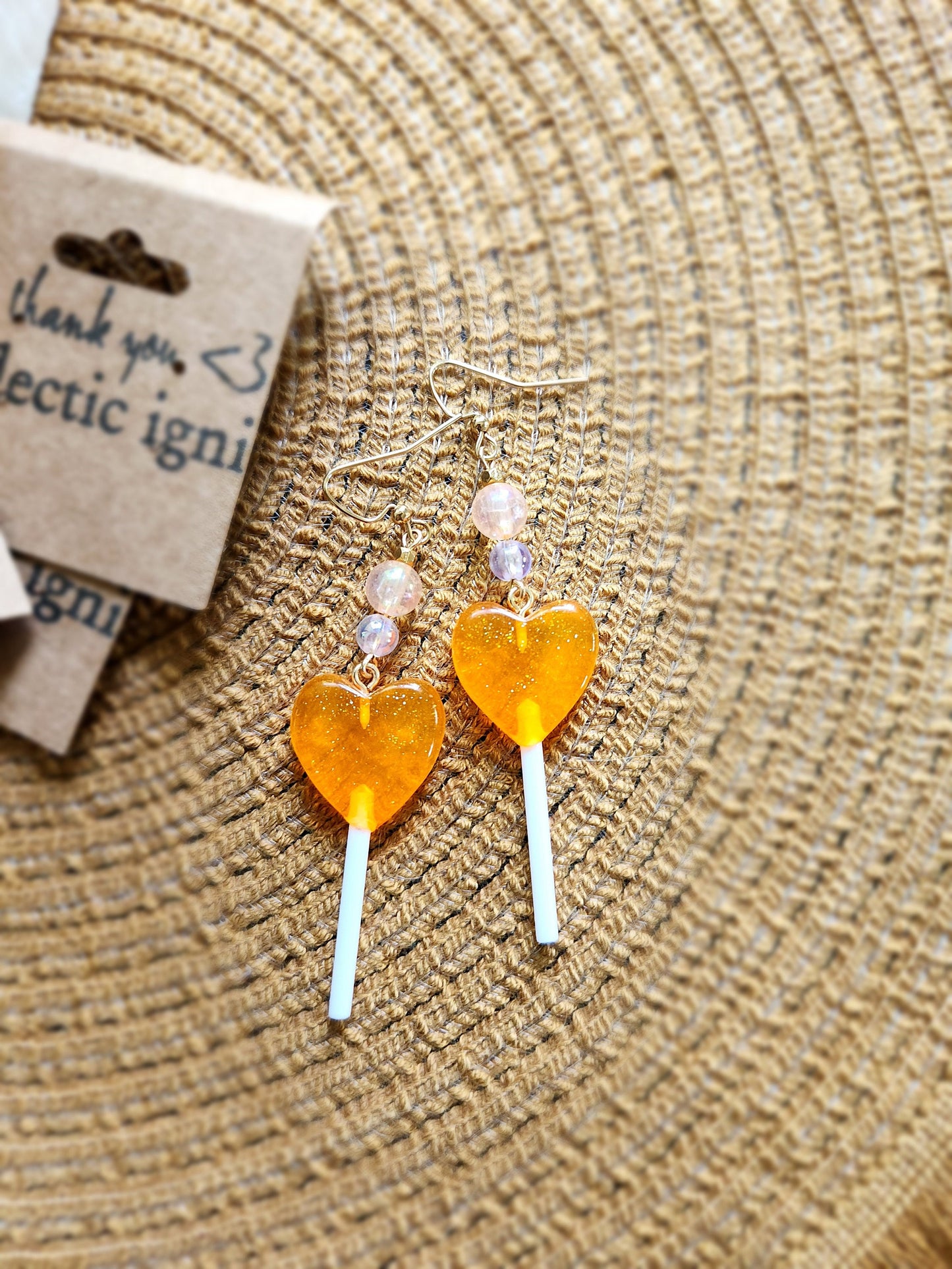 Lolipop Dangle Earring Set - Assorted Colors