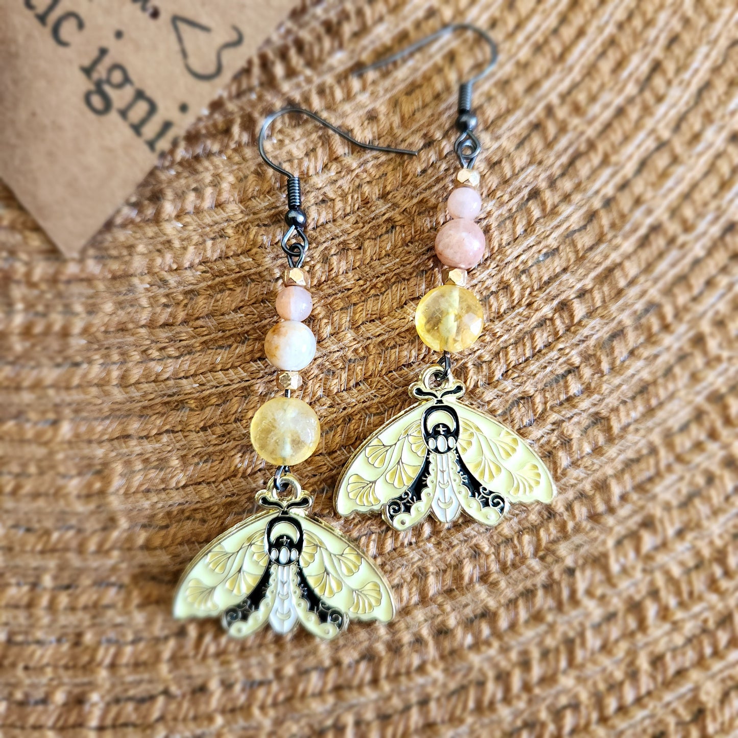 Dangle Earring Set - Assorted Moths