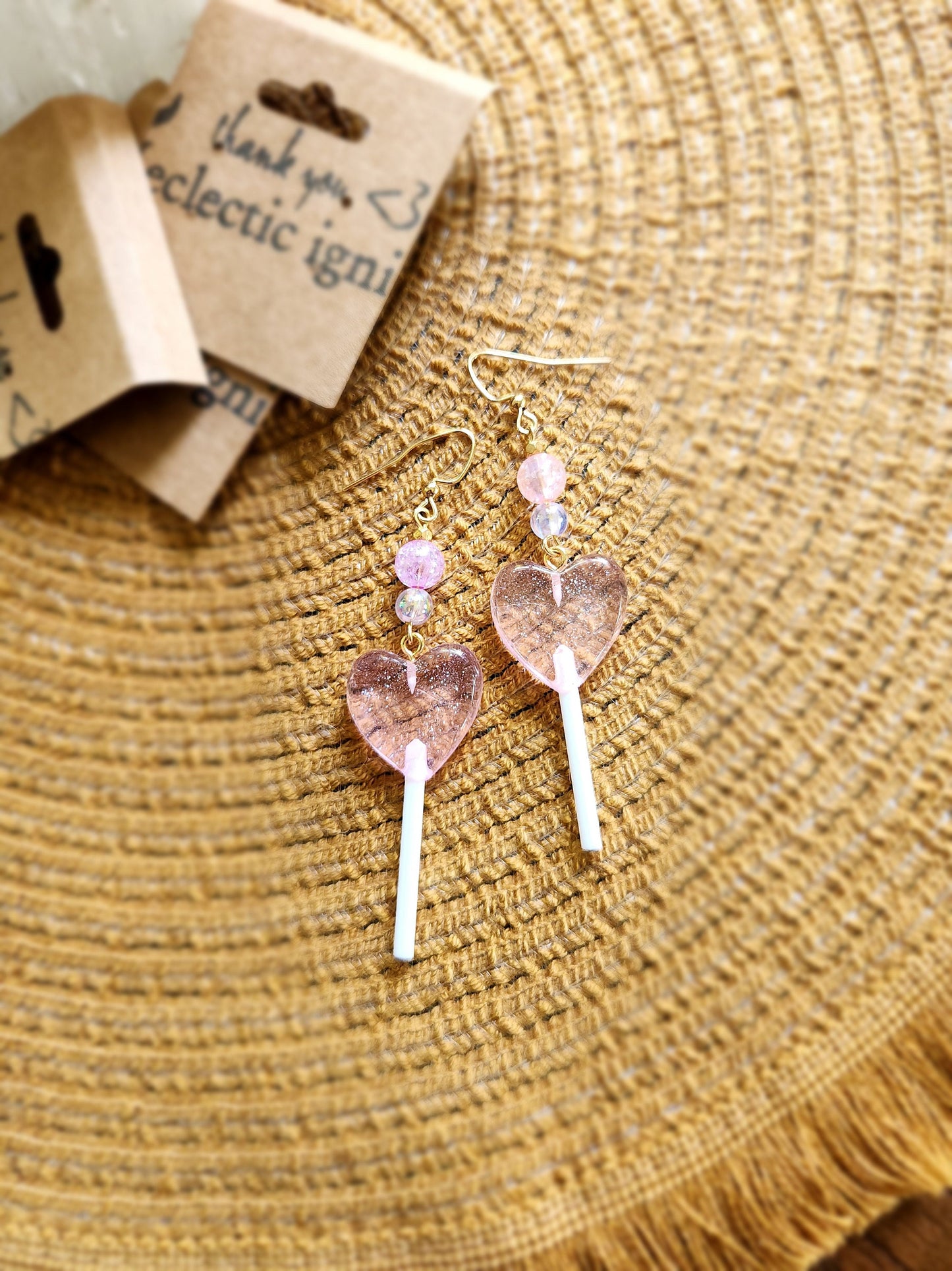 Lolipop Dangle Earring Set - Assorted Colors