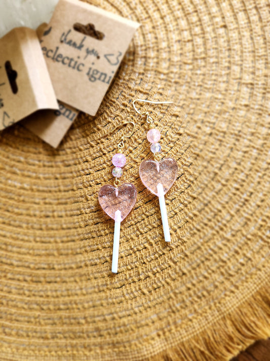 Lolipop Dangle Earring Set - Assorted Colors