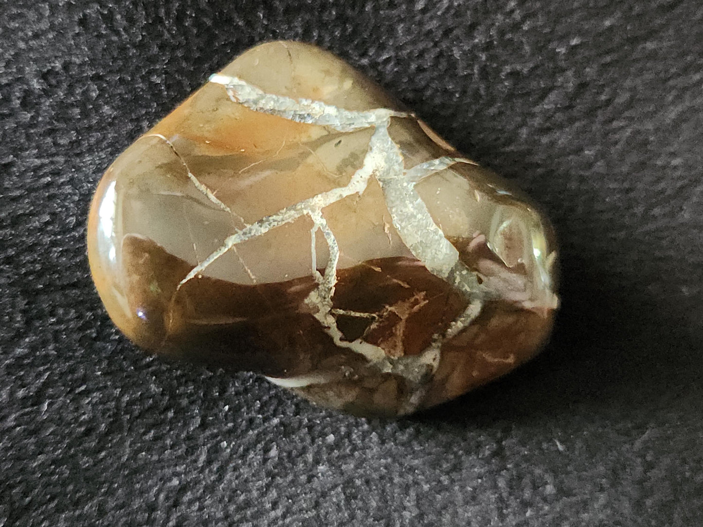 Septarian Nodule Hand Polished Stone – Dragon Stone of Healing, Communication & Earth Energy