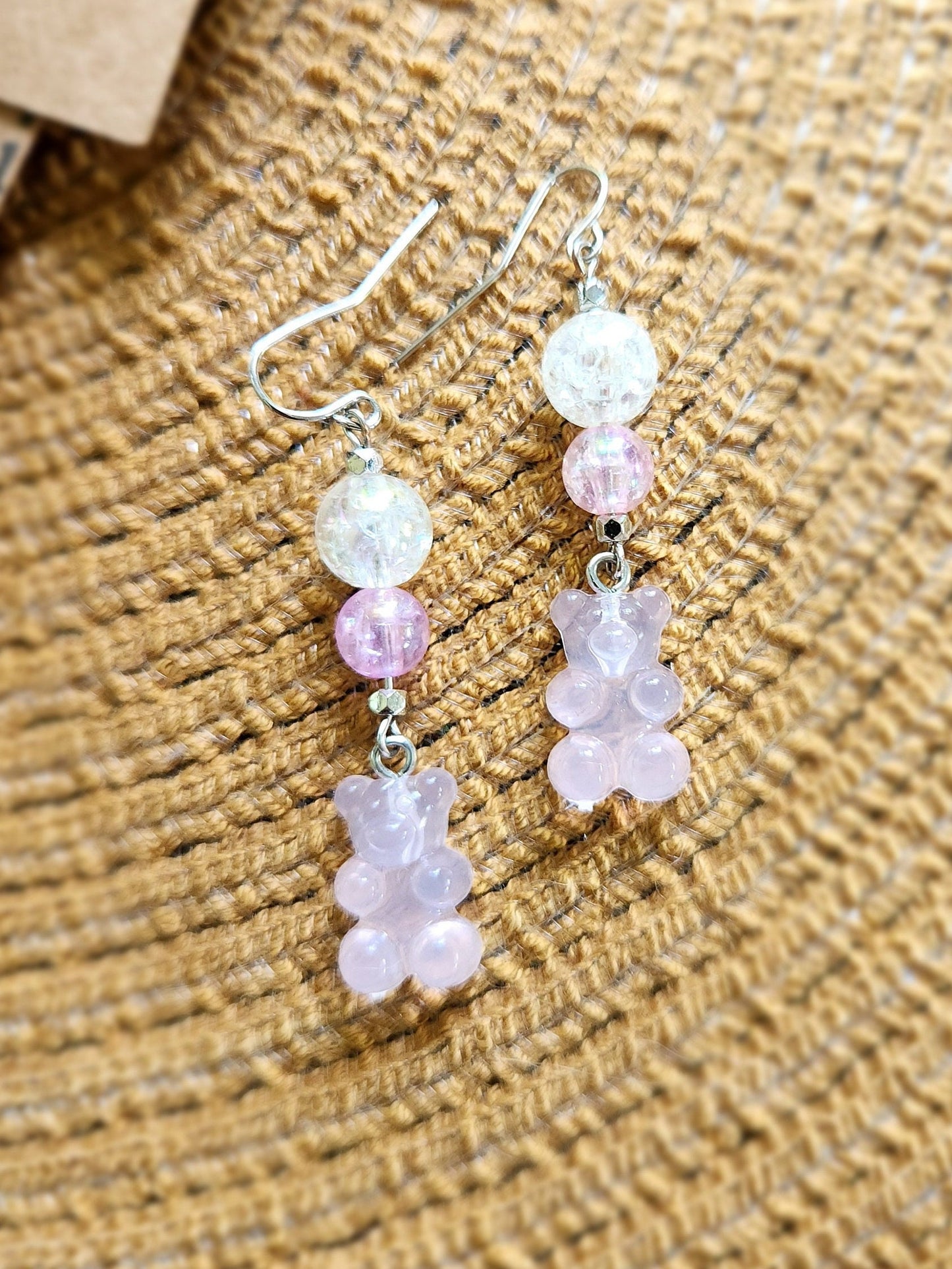 Gummy Bear Dangle Earring Set - Assorted Colors