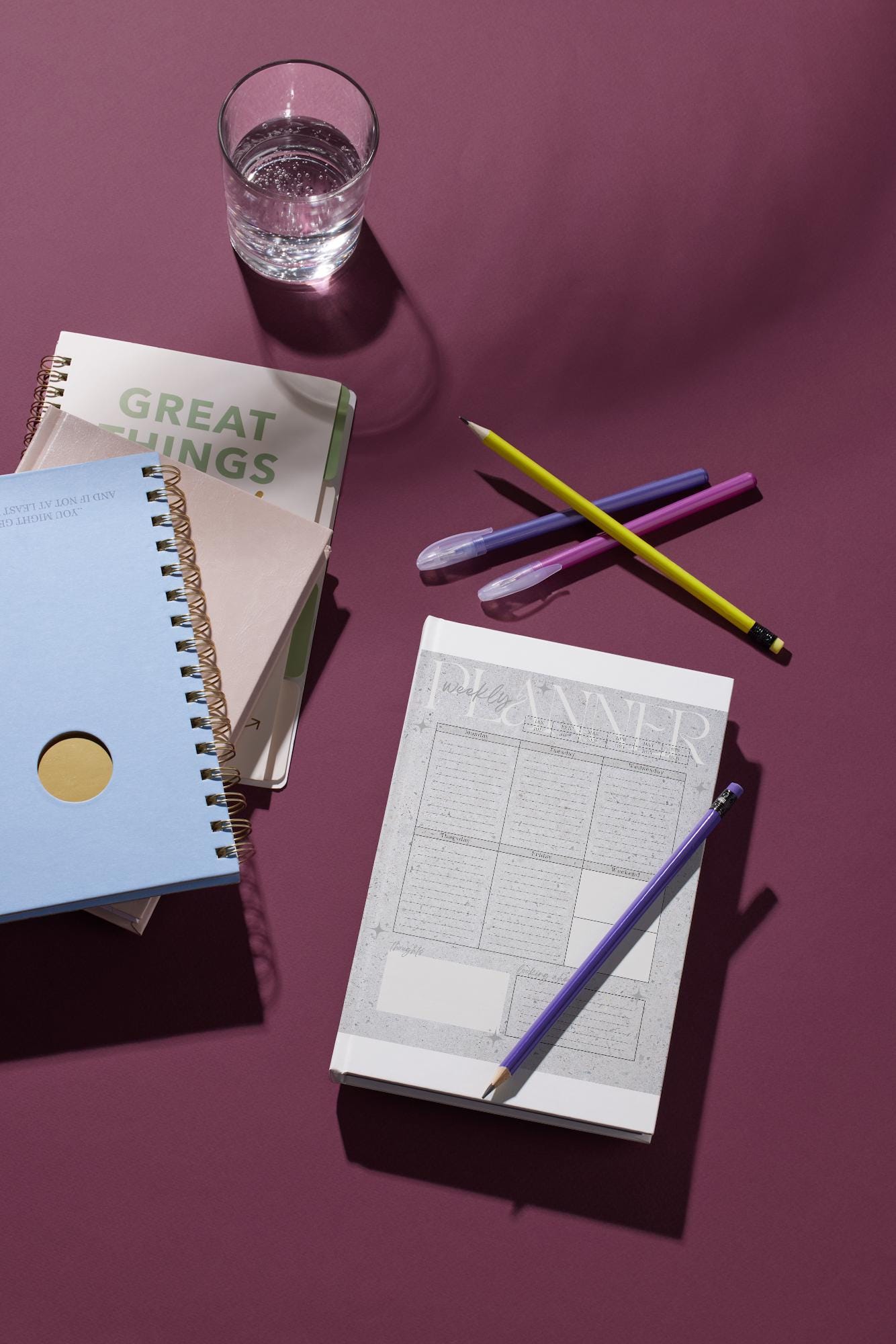 Celestial monthly and weekly planner - print version 66 page download