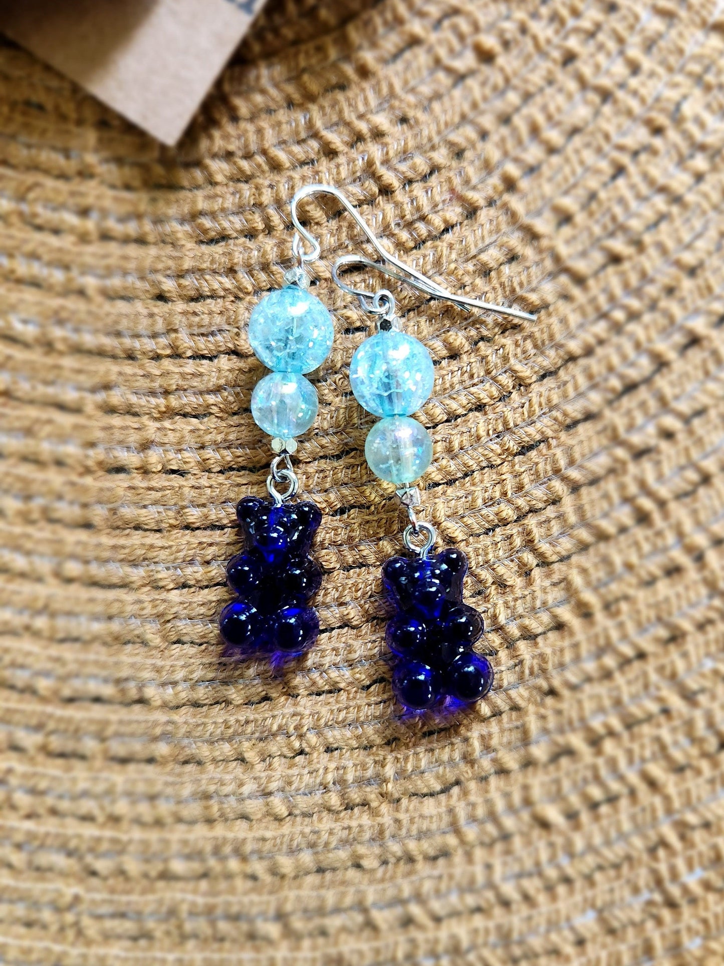 Gummy Bear Dangle Earring Set - Assorted Colors