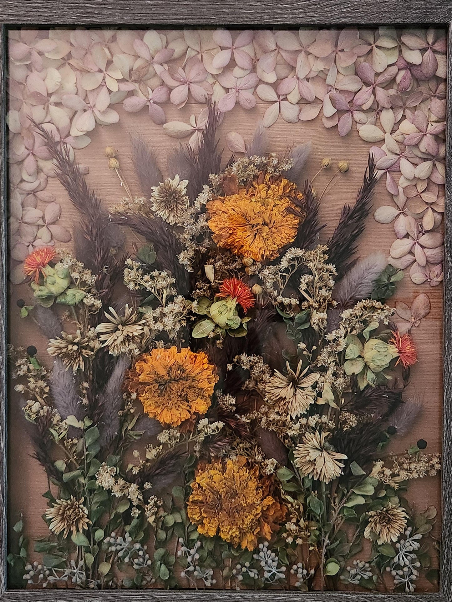 Commission Dried Floral Arrangement