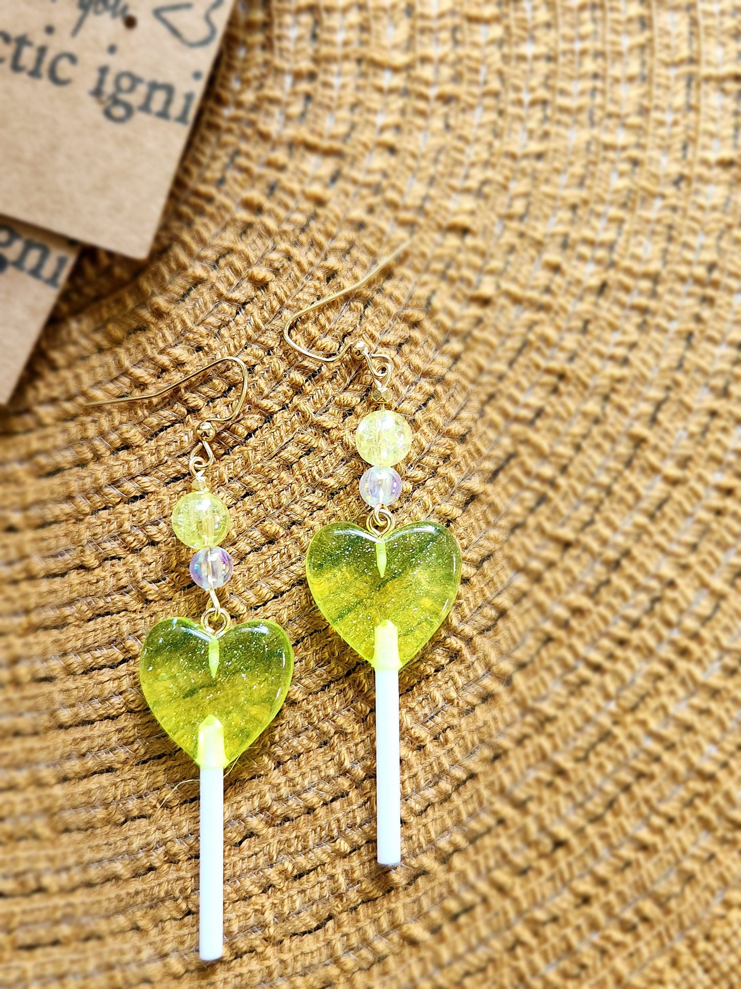 Lolipop Dangle Earring Set - Assorted Colors