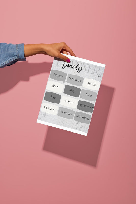 Celestial monthly and weekly planner - print version 66 page download