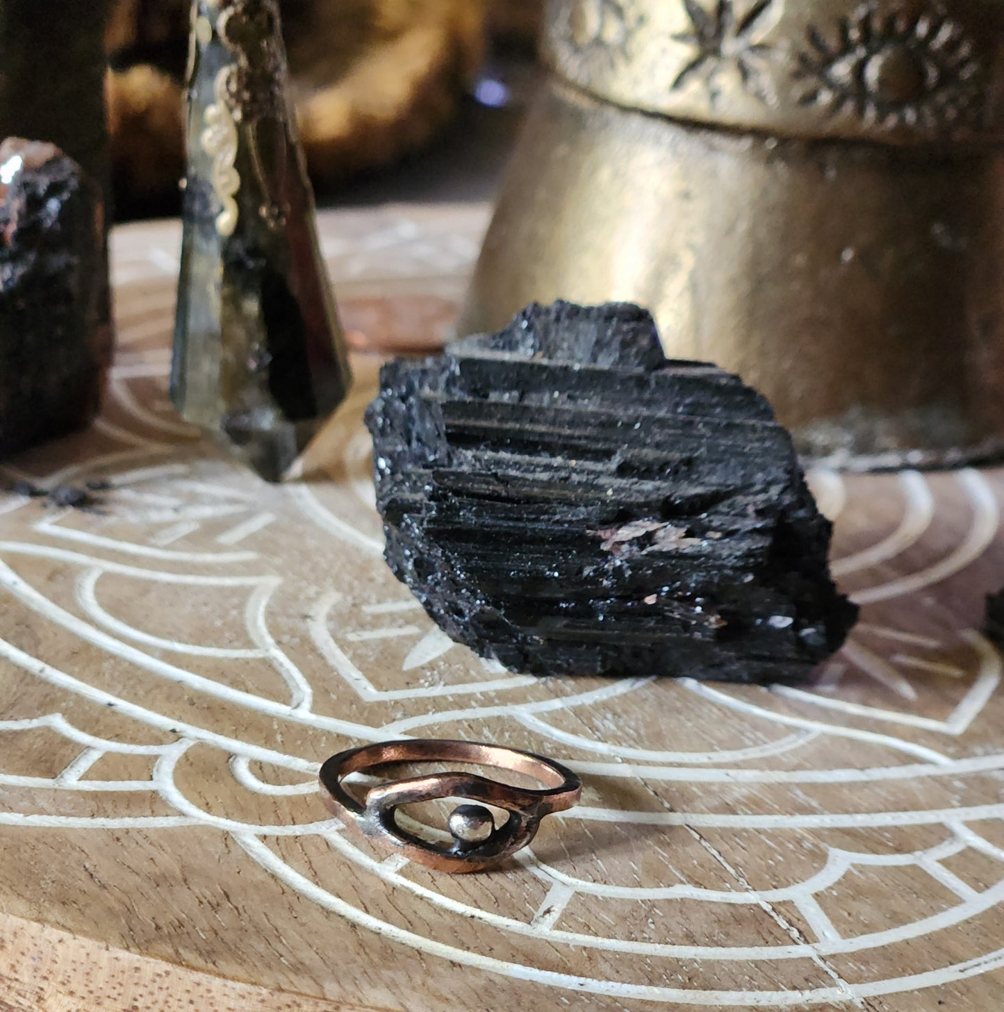 Copper & Sterling Silver Eye Rings & Toe Rings