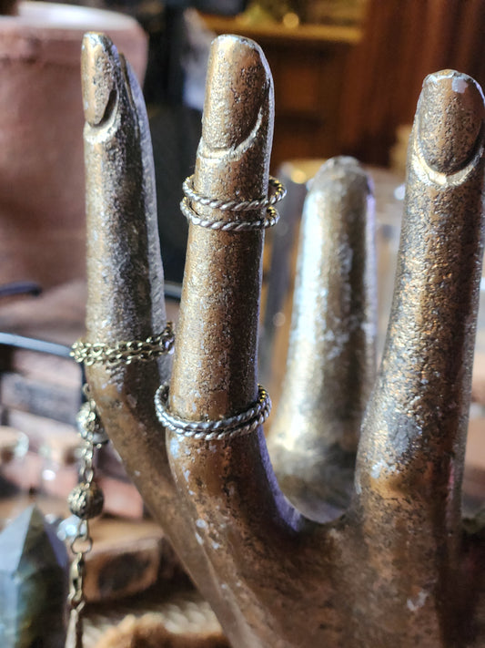 Sterling Silver Rope Stacker Rings & Toe Rings